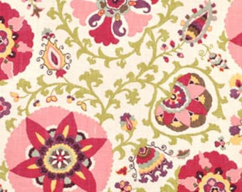 HUGE SALE,Silsila Cherry Blossom By Braemore, Fabric By The Yard
