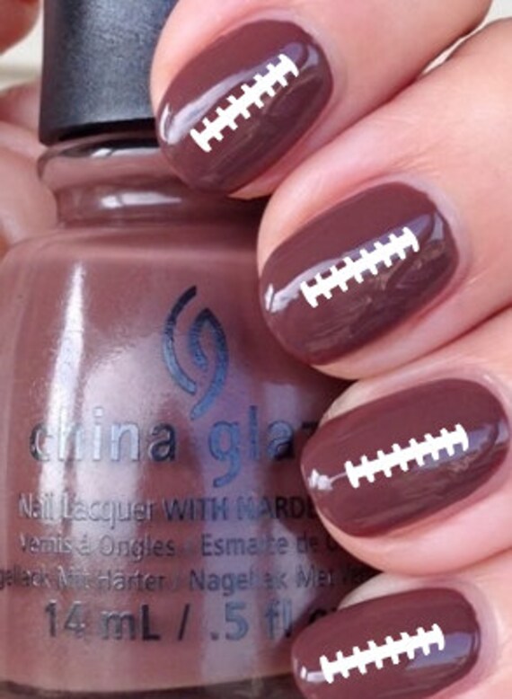 Download Items similar to Football Ties Vinyl Nail Decals Stickers ...