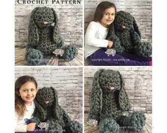 Brinkley The Big Bunny - 26" Tall - Giant Amigurumi Instant Download PDF CROCHET PATTERN