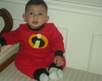 Baby /toddler jumper inspired by Jack Jack the incredible Halloween/birthday costume