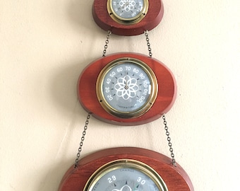 Mid Century Modern Thermometer Combo