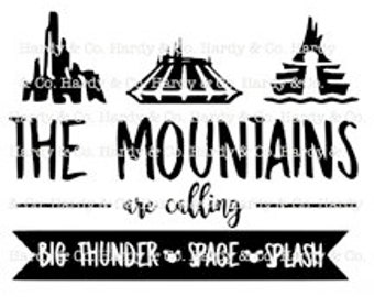 The Mountains are Calling Design 2