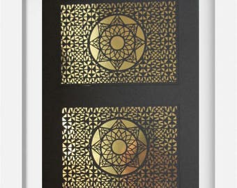 Gilded | original A4 papercut