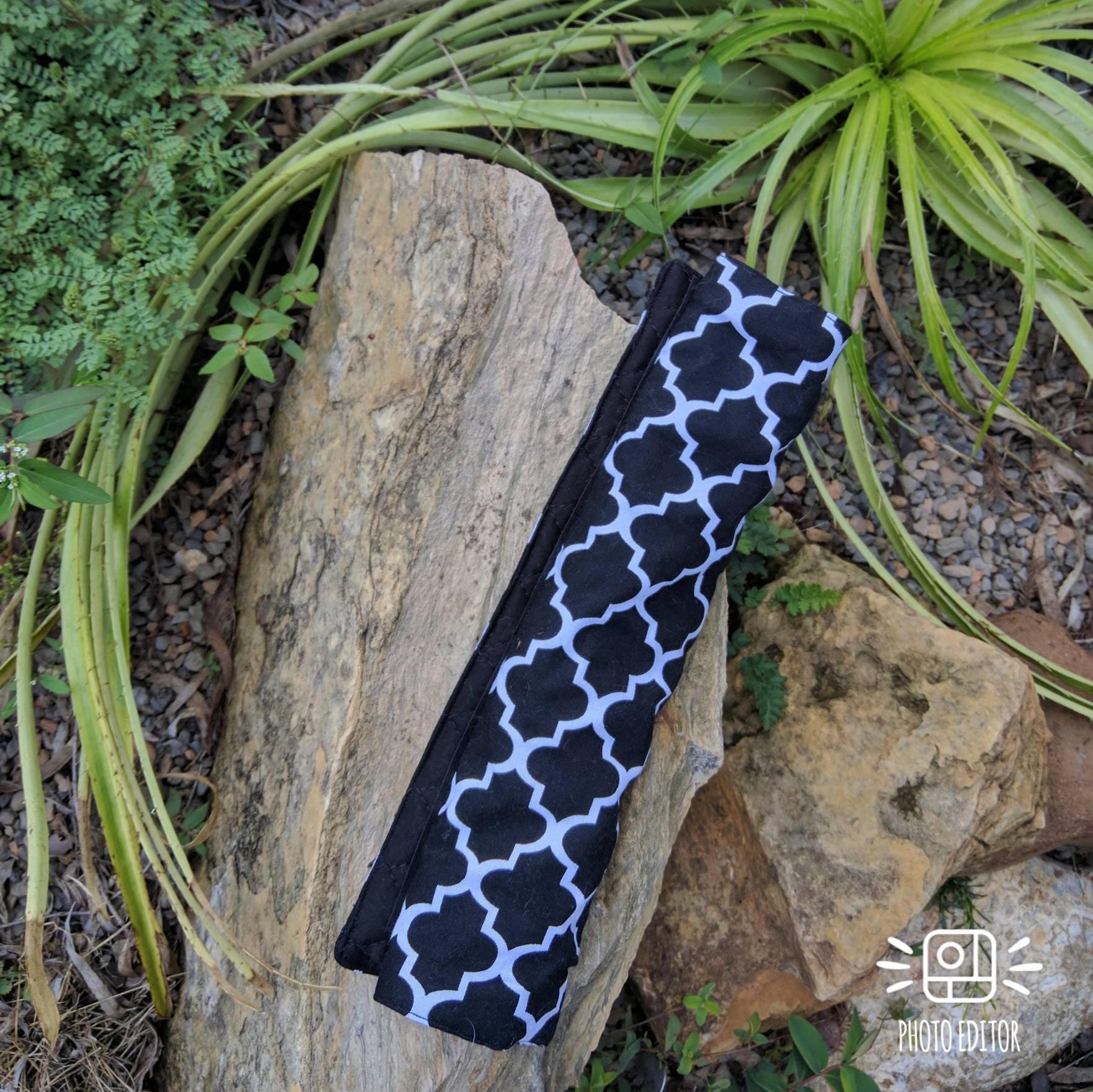 Soft padded seat belt cover handmade seat belt wrap gift