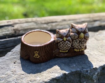 Vintage 70s Owl Planter / Vintage 70s Planter