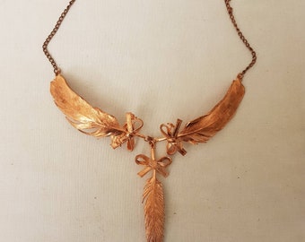 Genuine copper-plated necklace