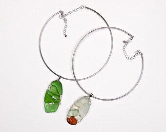 Seaglass necklaces «Honeymoon»
