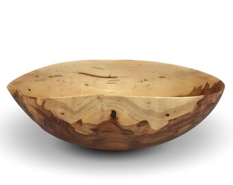 Handmade Wood Bowl - Apple Wood Bowl - Food Safe Wood Bowl - Kitchenware - Sale
