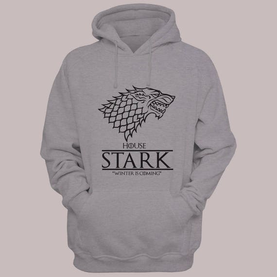 House Stark "Winter is Coming" Game of Thrones Hoodie Sweater S-XL Hooded Pullover