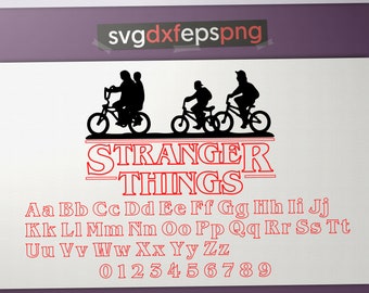 Stranger things font | Etsy