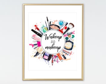 Makeup decor | Etsy
