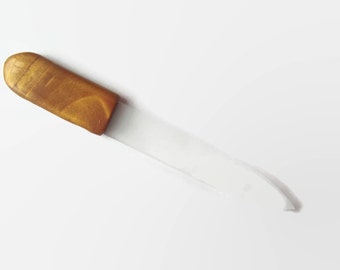 Czech Crystal Nail File, Small Glass Nailfile, Gold Ghost Image // gifts for her // bridesmaid gifts