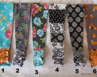 Fabric Headband Women Teens Girls Reversible Hairband - Florals, Foxes, Unicorns, ...Pick one
