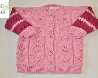 Children's jacket "Elisa" knitted Gr. CA 74