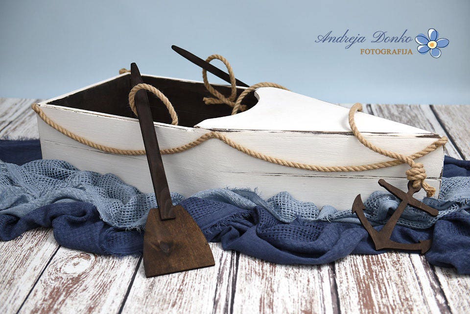 toddler size wooden boat photography prop - folksy