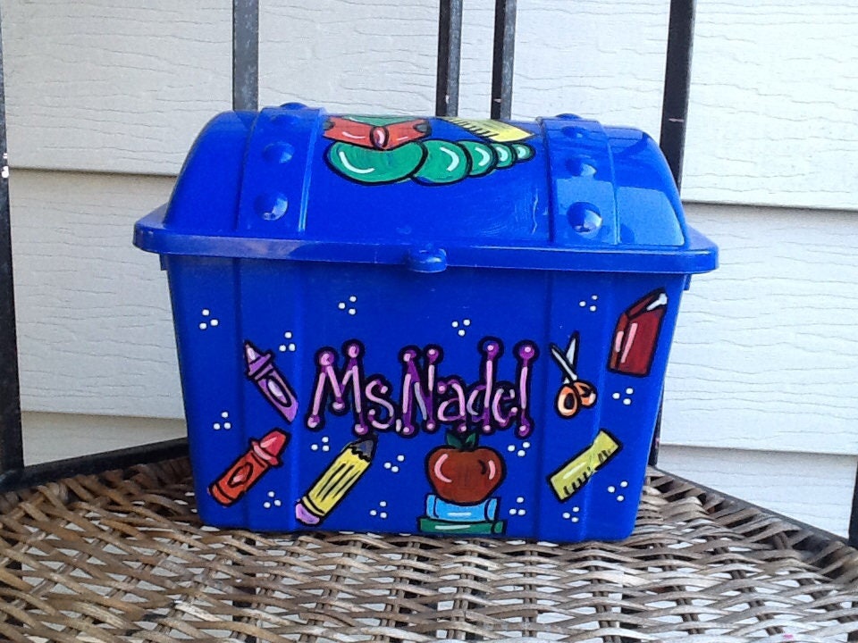 Reward box treasure chest school reward box bookworm box