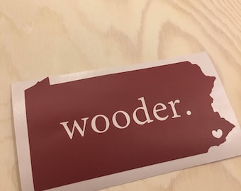 Philadelphia Water (wooder) Vinyl Decal
