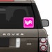 Lyft Car Stiker Decal logo