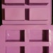 4 oz SILICONE RECTANGLE MOLD Soap Melt and Pour Molds Individual Bar Retangular Chocolate Rubber Soapmaking Baking Cupcake Loaf Candy Making