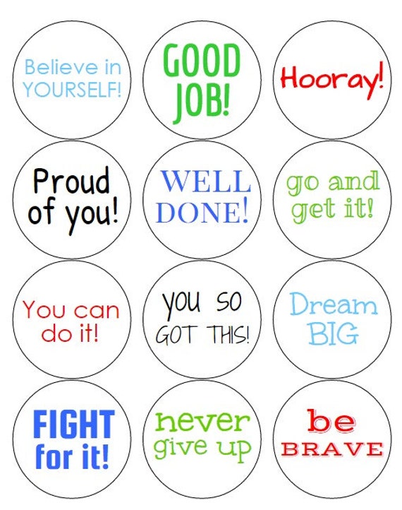 12 motivational stickers school stickers well done