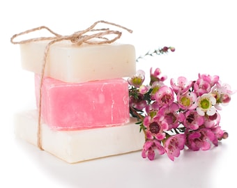 Cherry Blossom Goat's Milk Soap | Luxury Bath Soap | Handmade Bath Soap