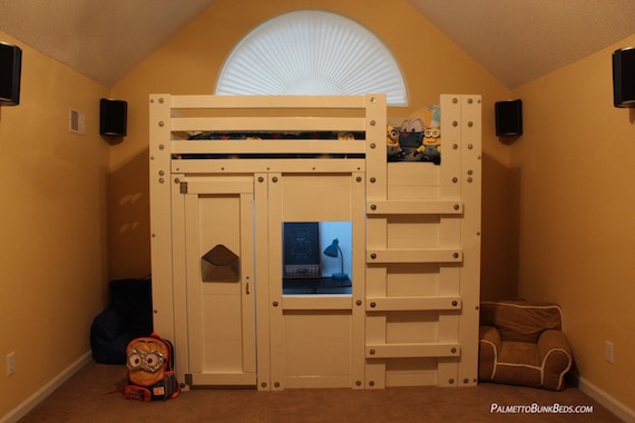 Queen Cabin Bed Plans The Bed Fort