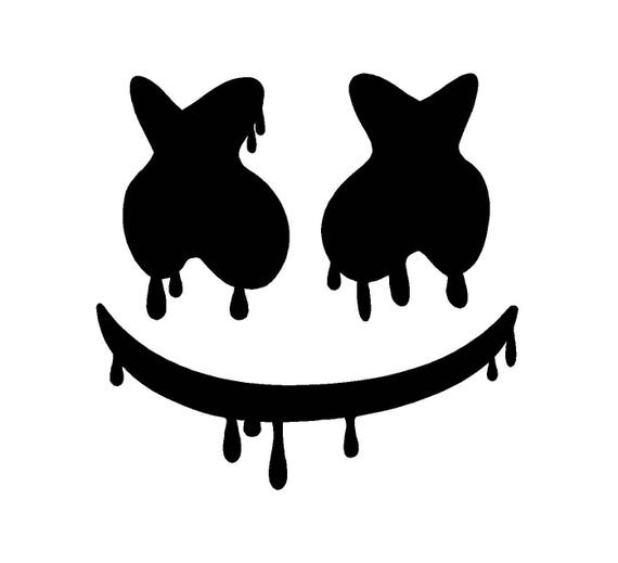 Marshmello Smiley Logo vinyl decal