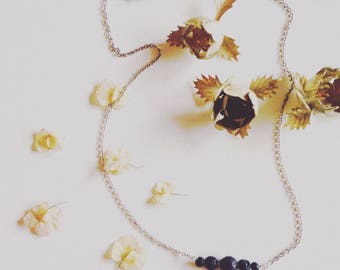 Essential oil diffuser necklace, lava stone necklace, lava bead necklace, essential oils, oils necklace, oils jewelry, gift for her, bead