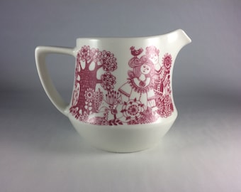 1970's Vintage Figgjo Flint Milk Pitcher | "Arden" Design by Turi Gramstad Oliver | Norway Pottery | Milk Jug