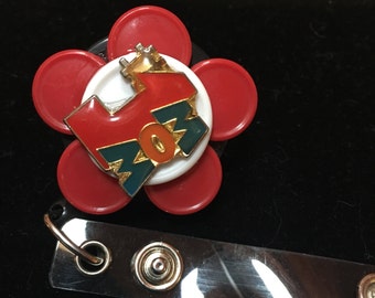 Name badge reel nurse badge recycled medication caps badge holder