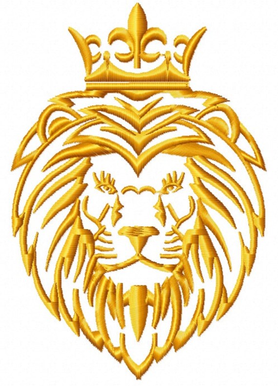 Download lion king and crown Machine Embroidery Designs instantly