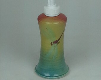 Ceramic lotion pump, Soap pump, Clay lotion pump, Ceramic soap pump, Stoneware lotion pump, Porcelain lotion pump, stonware soap pump