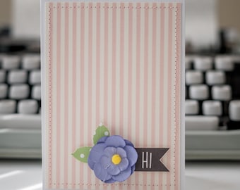 Hi Handmade Card