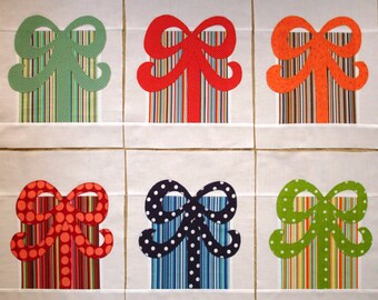 Birthday Presents Appliqued Quilt Blocks
