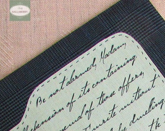 Mr. Darcy Handmade Journal
