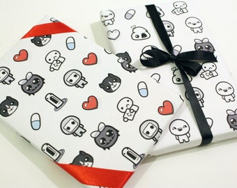 Printable wrapping paper - Binding of Isaac Instant Download