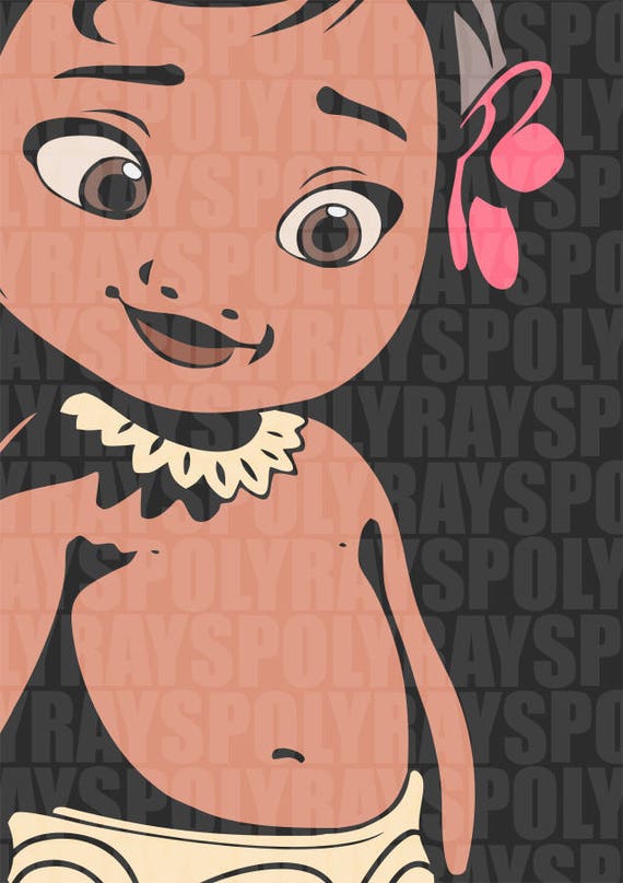 Download Moana svg, clipart, digital download, Baby Moana Kid ...