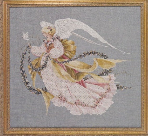 Cross Stitch Pattern. Lavender and Lace. Angel of