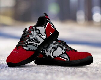 Alabama Crimson Tide Fan Custom Unofficial Running Shoes/Sneakers/Trainers - Ladies/Men/Kids Sizes