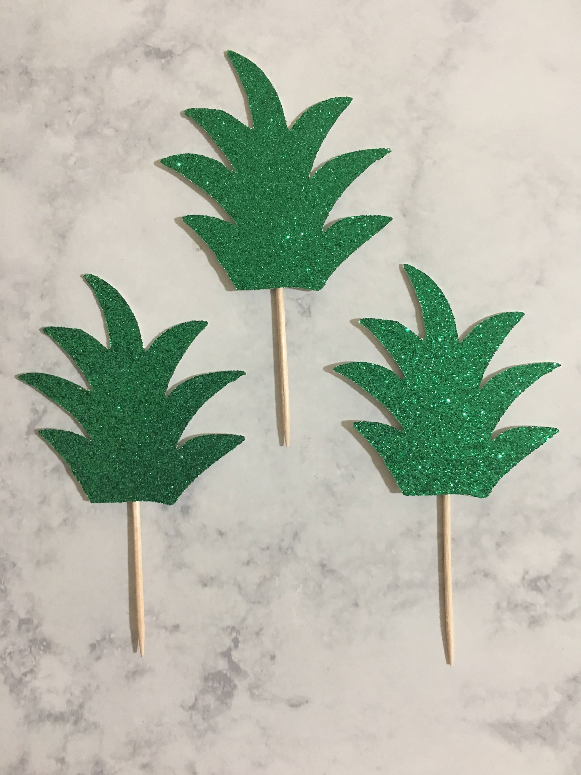 Pineapple Donut Toppers Pineapple Cupcake Toppers Luau