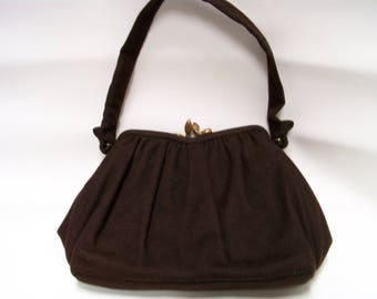 Vintage 1940s Purse - Brown