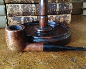 Vintage London 1940s Briar Estate Pipe // Carey Magic Inch ~ Algerian Briar Wood