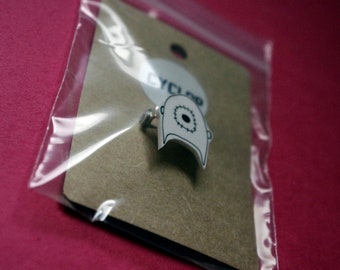Martin the Cyclops Shrinky Dinks Pin