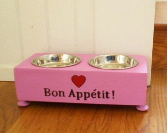 Bon Appetit 2-Bowl Cat Feeder