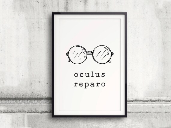 Oculus Reparo Poster Harry Potter Poster Harry Potter Print