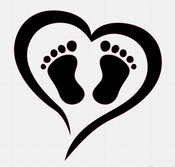 Download Baby Feet Love Svg File svg cut files svg files for cricut