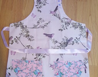 Childrens Apron Handmade Reversible - Perfect Birthday Gift