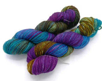 Katatomic Variegated Merino Worsted Hand Dyed Yarn - In Stock
