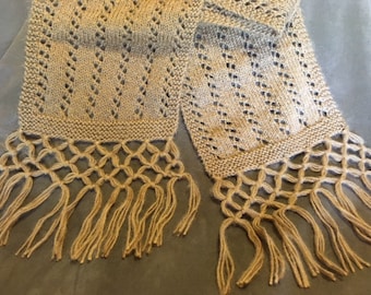 Hand Knit Scarf