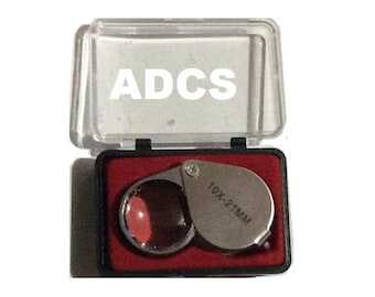 1 Brand New Eye Loupes Magnifier Magnifying Glass Loupe Tool Jewelers Stamps Reading hobby and craft and more in organizer storage case